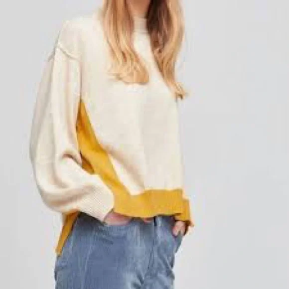 Aldo Martins sweater colorblock Anthropologie revolve ssense co cos sz 4 boho co - Picture 9 of 9